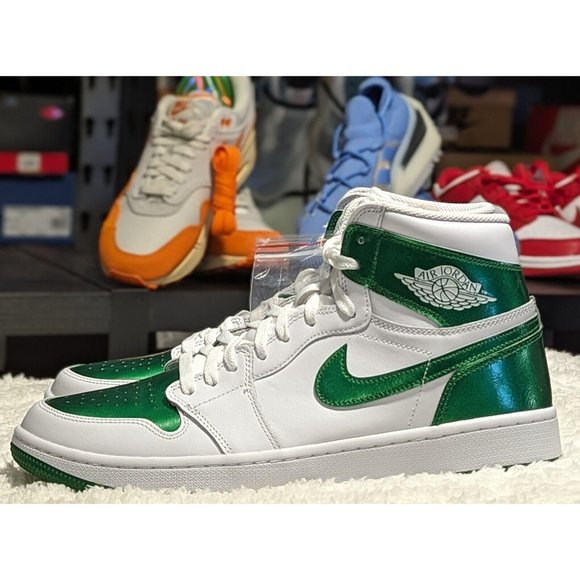 Nike Air Jordan 1 High Golf Metallic Green DQ0660-130 Men\'s Size 13 main image 6
